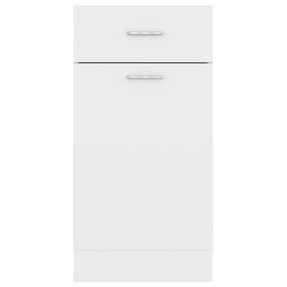 vidaXL Drawer Bottom Cabinet Lyon White 40x46x81.5 cm Engineered Wood
