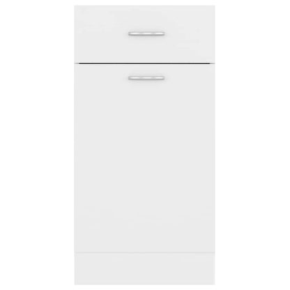 801212 vidaXL Drawer Bottom Cabinet "Lyon" White 40x46x81,5 cm Engineered Wood