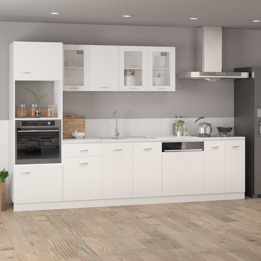 vidaXL Drawer Bottom Cabinet | White | Engineered wood | Kitchen Cabinet