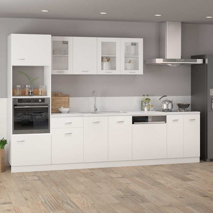 vidaXL Drawer Bottom Cabinet | White | Engineered wood | Kitchen Cabinet