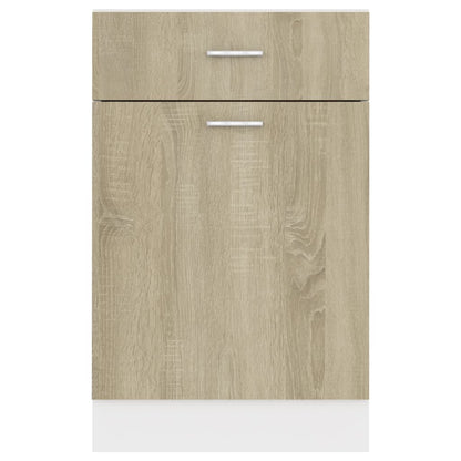 vidaXL Drawer Bottom Cabinet Lyon Sonoma Oak 50x46x81.5 cm Engineered Wood