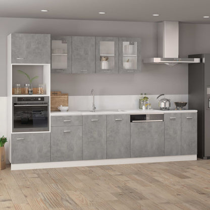vidaXL Drawer Bottom Cabinet Lyon Concrete Grey 50x46x81.5 cm Engineered Wood