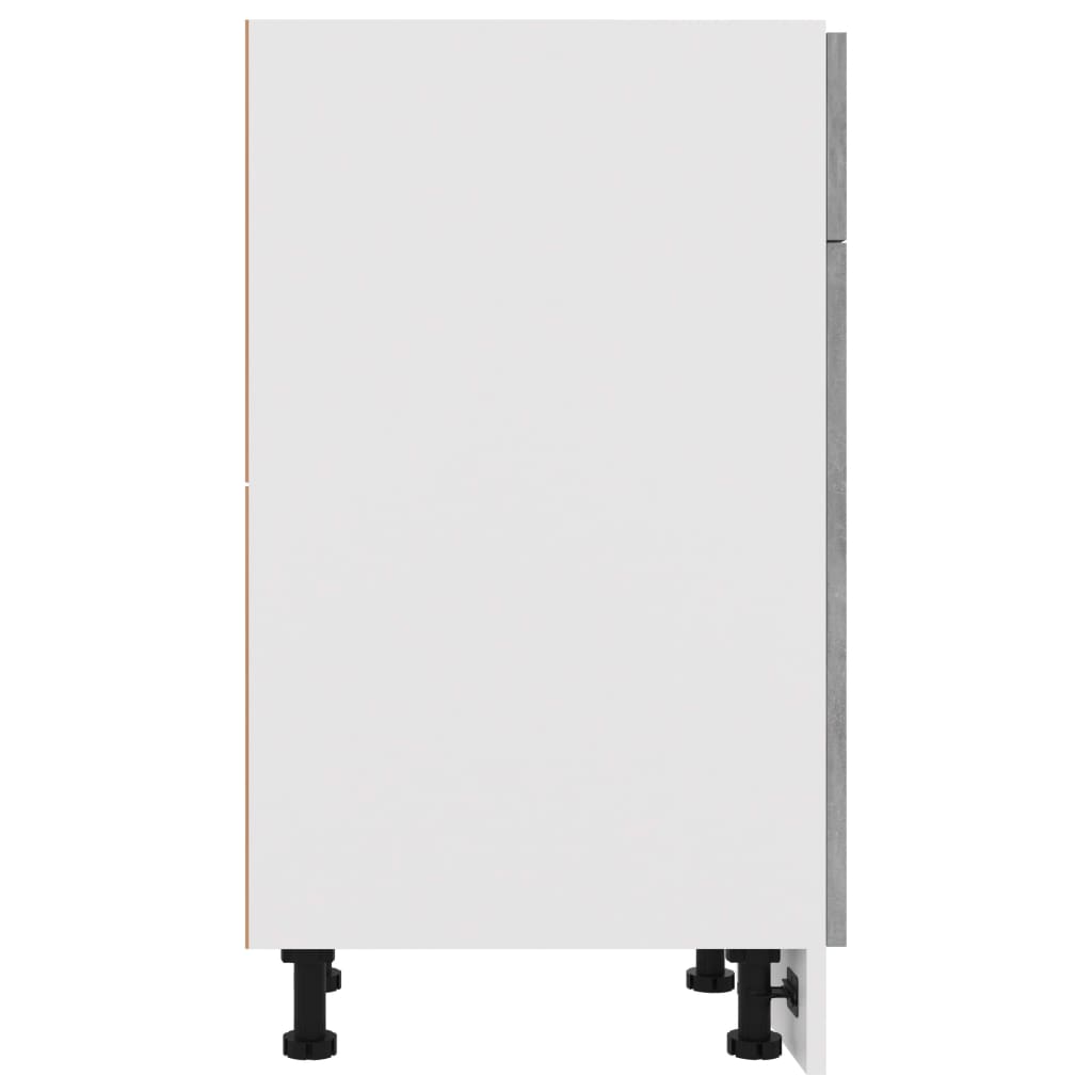 vidaXL Drawer Bottom Cabinet Lyon Concrete Grey 50x46x81.5 cm Engineered Wood