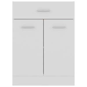vidaXL Drawer Bottom Cabinet White 60x46x81.5 cm Engineered Wood