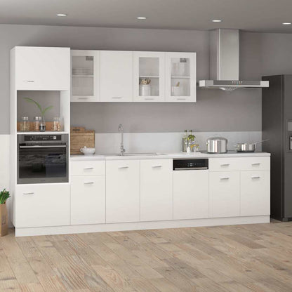 801236 vidaXL Drawer Bottom Cabinet "Lyon" White 80x46x81,5 cm Engineered Wood