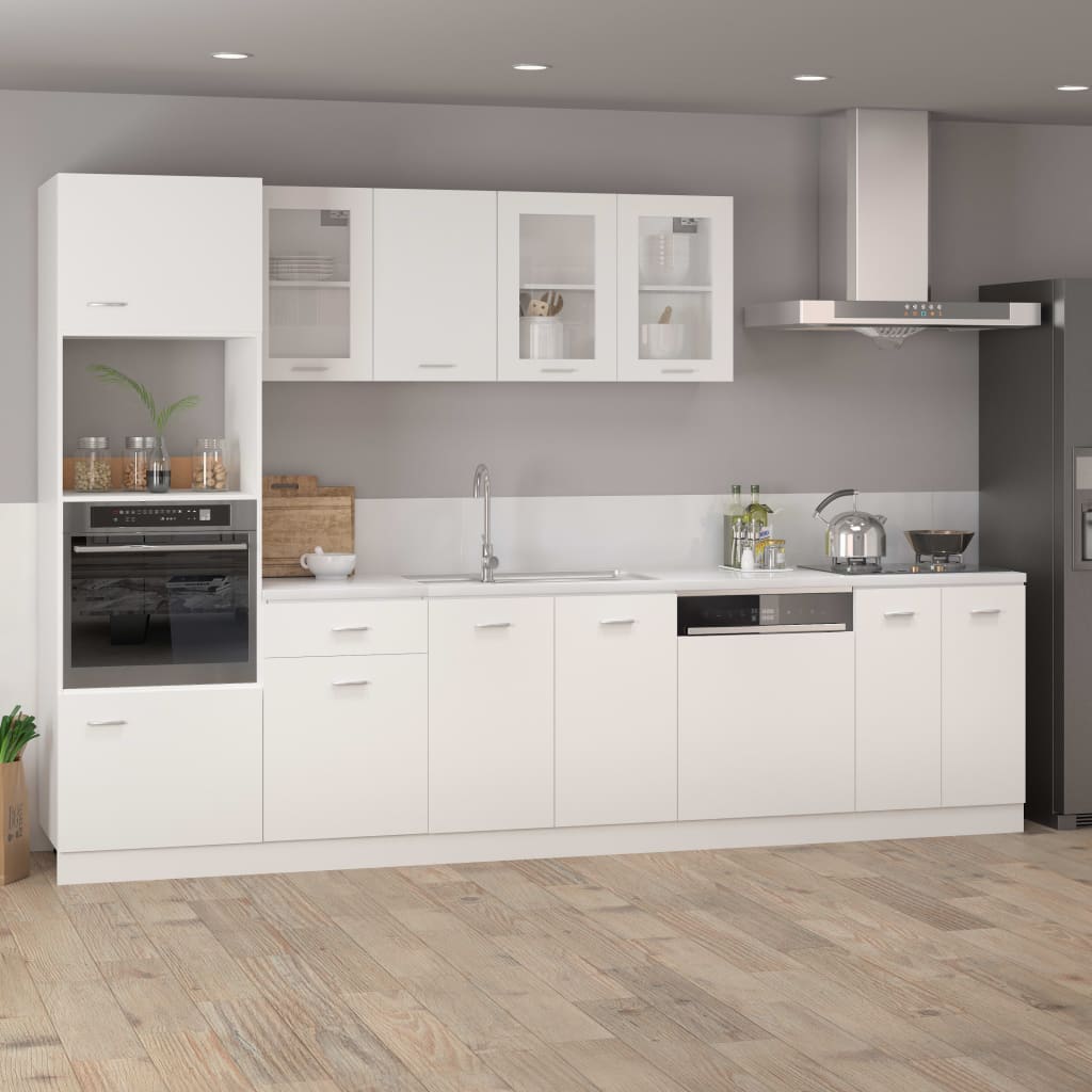 vidaXL Hanging Cabinet | White | Engineered wood | Medium | Hanging Cabinet