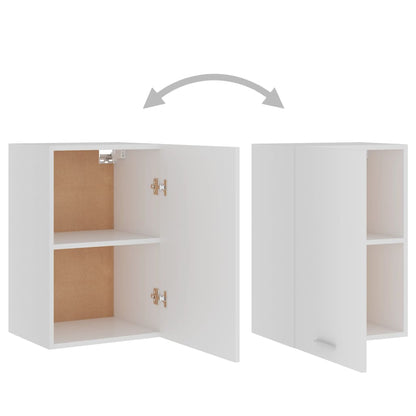 vidaXL Hanging Cabinet | White | Engineered wood | Medium | Hanging Cabinet