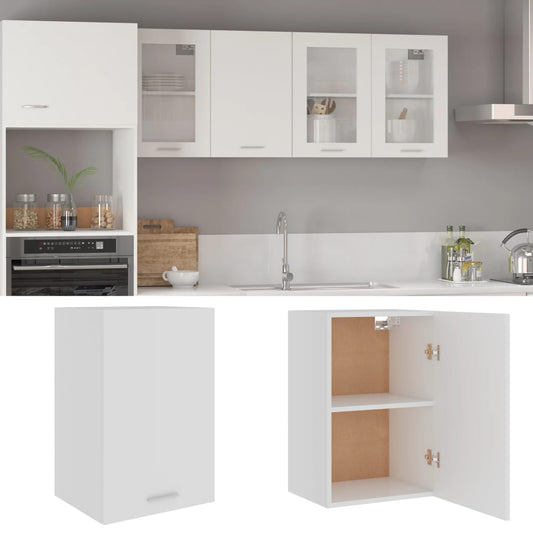 801252 vidaXL Hanging Cabinet "Lyon" White 39,5x31x60 cm Engineered Wood