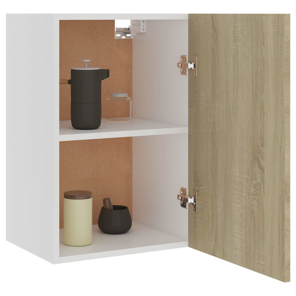 vidaXL Hanging Cabinet Lyon Sonoma Oak 39.5x31x60 cm Engineered Wood