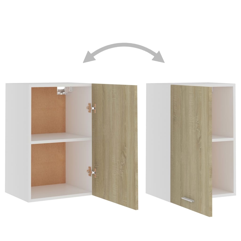 vidaXL Hanging Cabinet Lyon Sonoma Oak 39.5x31x60 cm Engineered Wood