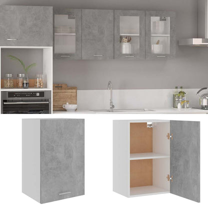 vidaXL Hanging Cabinet "Lyon" Concrete Grey 39.5x31x60 cm