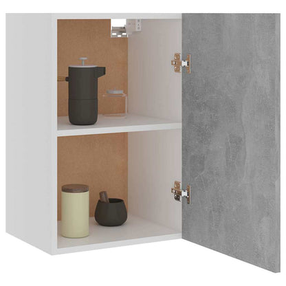 vidaXL Hanging Cabinet "Lyon" Concrete Grey 39.5x31x60 cm