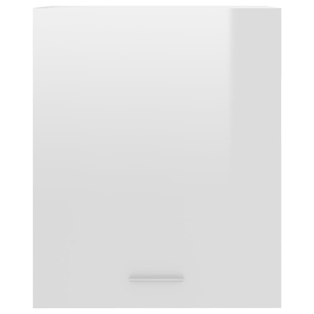 vidaXL Hanging Cabinet Lyon High Gloss White 50x31x60 cm Engineered Wood