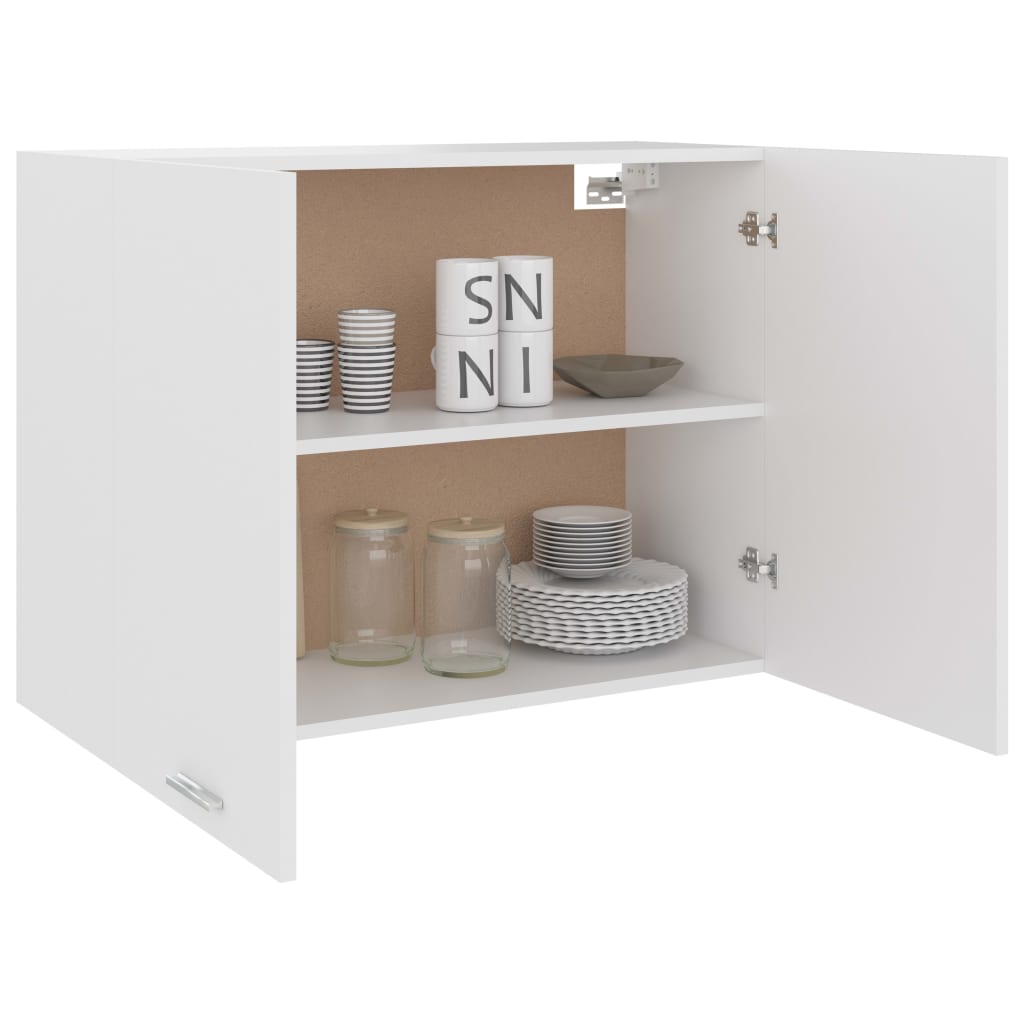 801276 vidaXL Hanging Cabinet "Lyon" White 80x31x60 cm Engineered Wood