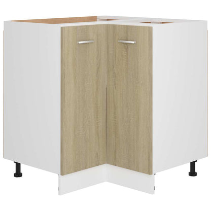 vidaXL Corner Bottom Cabinet "Lyon" Sonoma Oak 75.5x75.5x81.5 cm