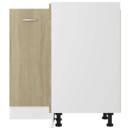 vidaXL Corner Bottom Cabinet "Lyon" Sonoma Oak 75.5x75.5x81.5 cm
