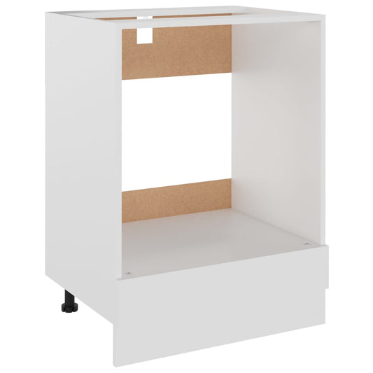 802497 vidaXL Oven Cabinet "Lyon" White 60x46x81,5 cm Engineered Wood