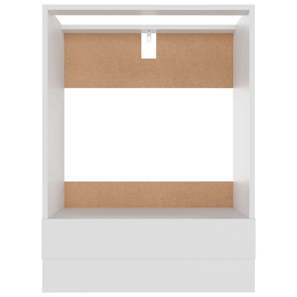 802497 vidaXL Oven Cabinet "Lyon" White 60x46x81,5 cm Engineered Wood