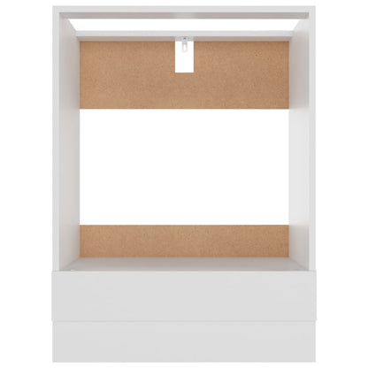 802497 vidaXL Oven Cabinet "Lyon" White 60x46x81,5 cm Engineered Wood