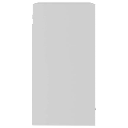vidaXL Hanging Glass Cabinet Lyon White 40x31x60 cm Engineered Wood
