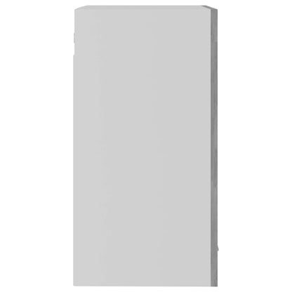 vidaXL Hanging Glass Cabinet Lyon Concrete Grey 40x31x60 cm Engineered Wood