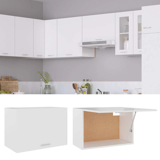 802513 vidaXL Hanging Cabinet "Lyon" White 60x31x40 cm Engineered Wood