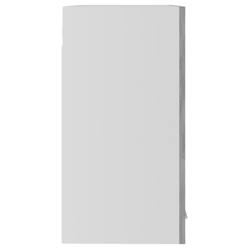 vidaXL Hanging Glass Cabinet Lyon Concrete Grey  60x31x60 cm Engineered Wood