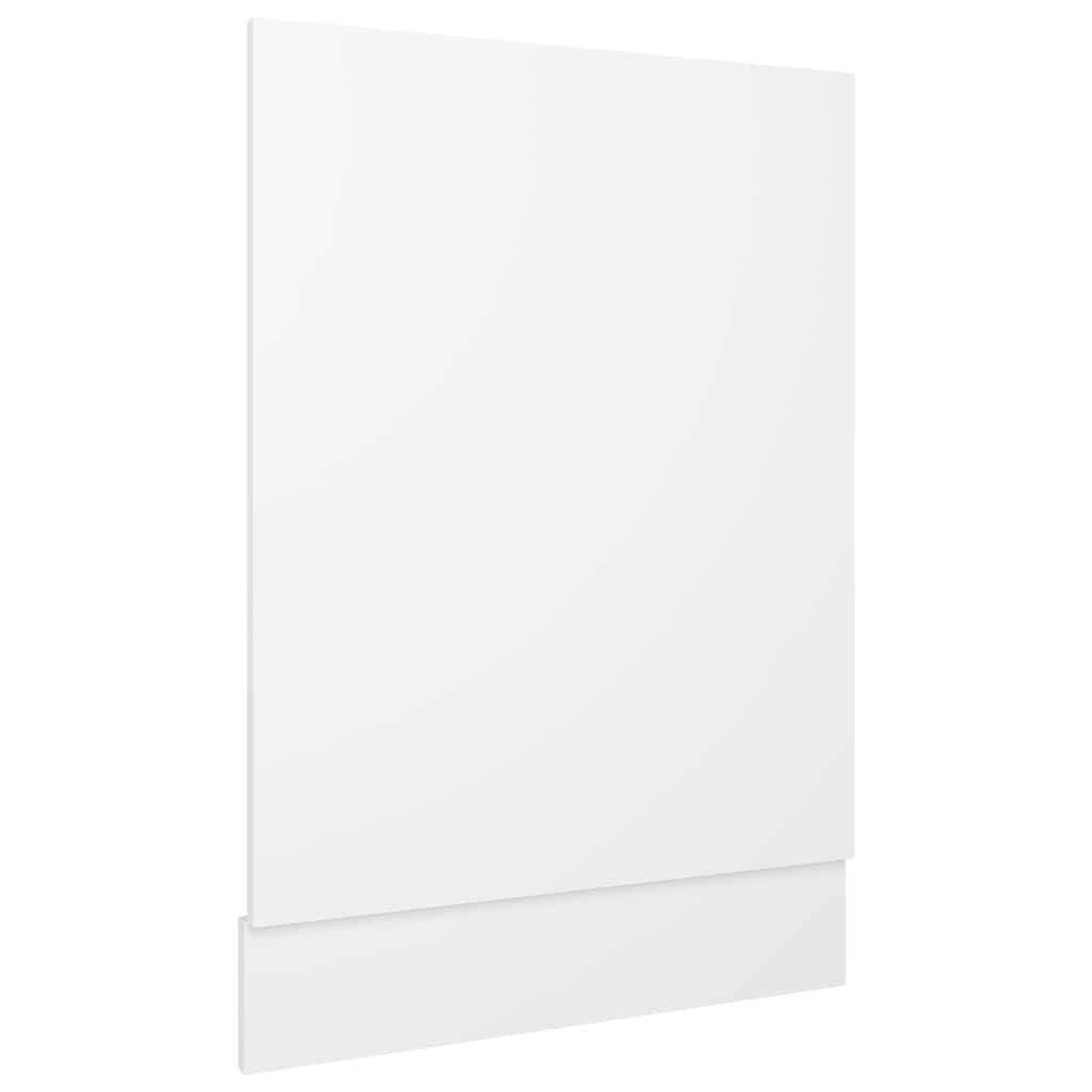 802554 vidaXL Dishwasher Panel "Lyon" White 45x3x67 cm Engineered Wood