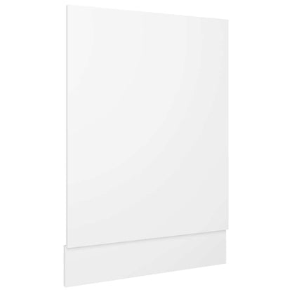 802554 vidaXL Dishwasher Panel "Lyon" White 45x3x67 cm Engineered Wood