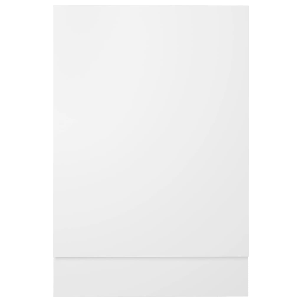 vidaXL Dishwasher Panel Lyon White 45x3x67 cm Engineered Wood