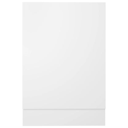 vidaXL Dishwasher Panel Lyon White 45x3x67 cm Engineered Wood