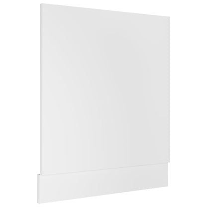 802562 vidaXL Dishwasher Panel "Lyon" White 59,5x3x67 cm Engineered Wood