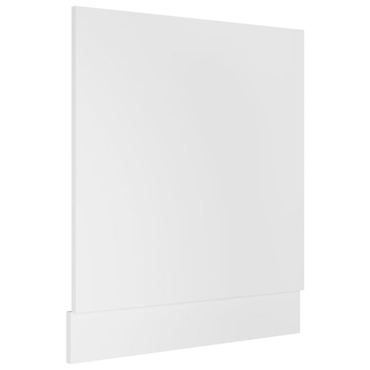 802562 vidaXL Dishwasher Panel "Lyon" White 59,5x3x67 cm Engineered Wood