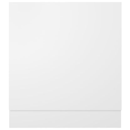 802562 vidaXL Dishwasher Panel "Lyon" White 59,5x3x67 cm Engineered Wood