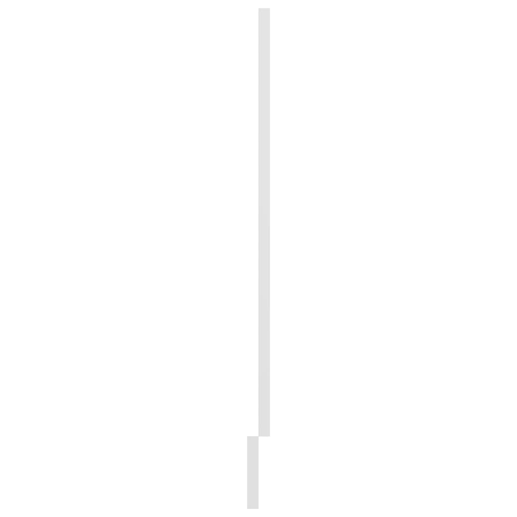 802562 vidaXL Dishwasher Panel "Lyon" White 59,5x3x67 cm Engineered Wood