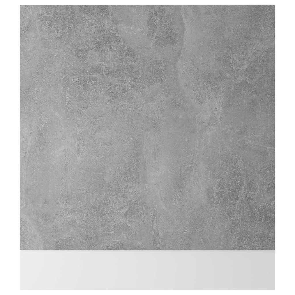 vidaXL Dishwasher Panel "Lyon" Concrete Grey 59.5x3x67 cm