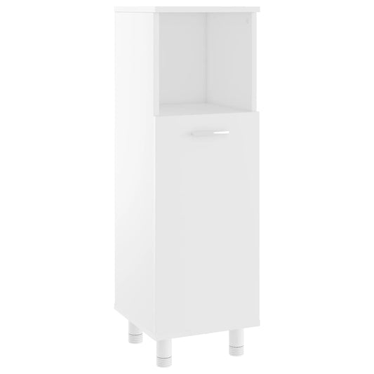 vidaXL Bathroom Cabinet White 30x30x95 cm Engineered Wood