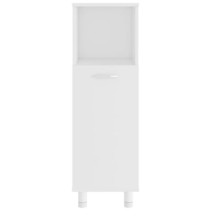 vidaXL Bathroom Cabinet White 30x30x95 cm Engineered Wood