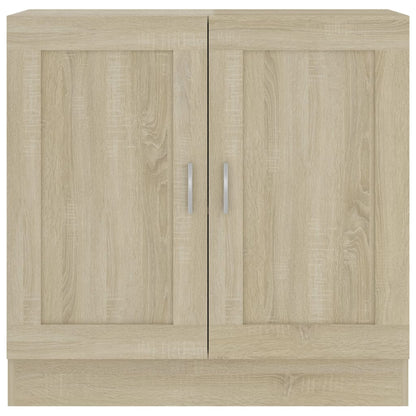 802708 vidaXL Book Cabinet Sonoma Oak 82,5x30,5x80 cm Engineered Wood