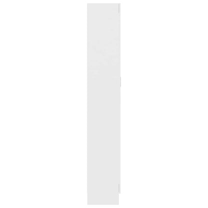 802732 vidaXL Book Cabinet White 82,5x30,5x185,5 cm Engineered Wood