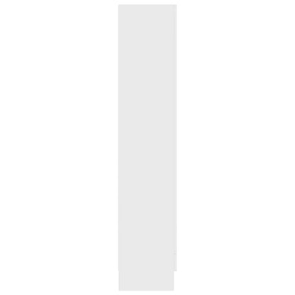802759 vidaXL Vitrine Cabinet White 82,5x30,5x150 cm Engineered Wood