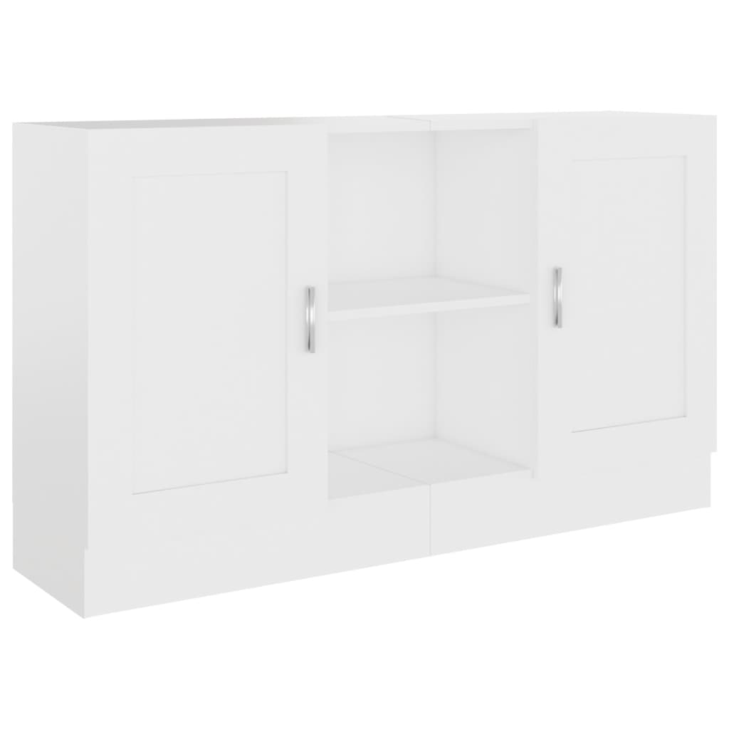 802777 vidaXL Sideboard White 120x30,5x70 cm Engineered Wood