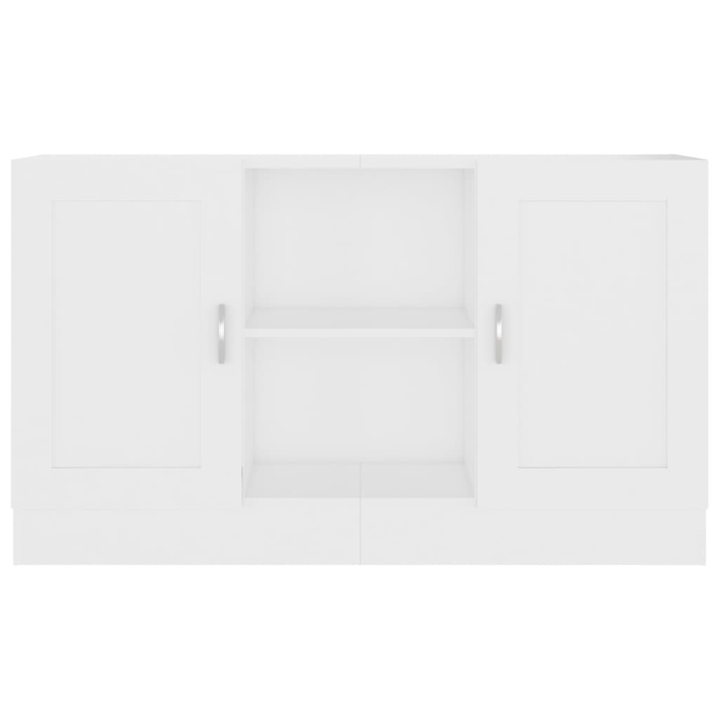802777 vidaXL Sideboard White 120x30,5x70 cm Engineered Wood