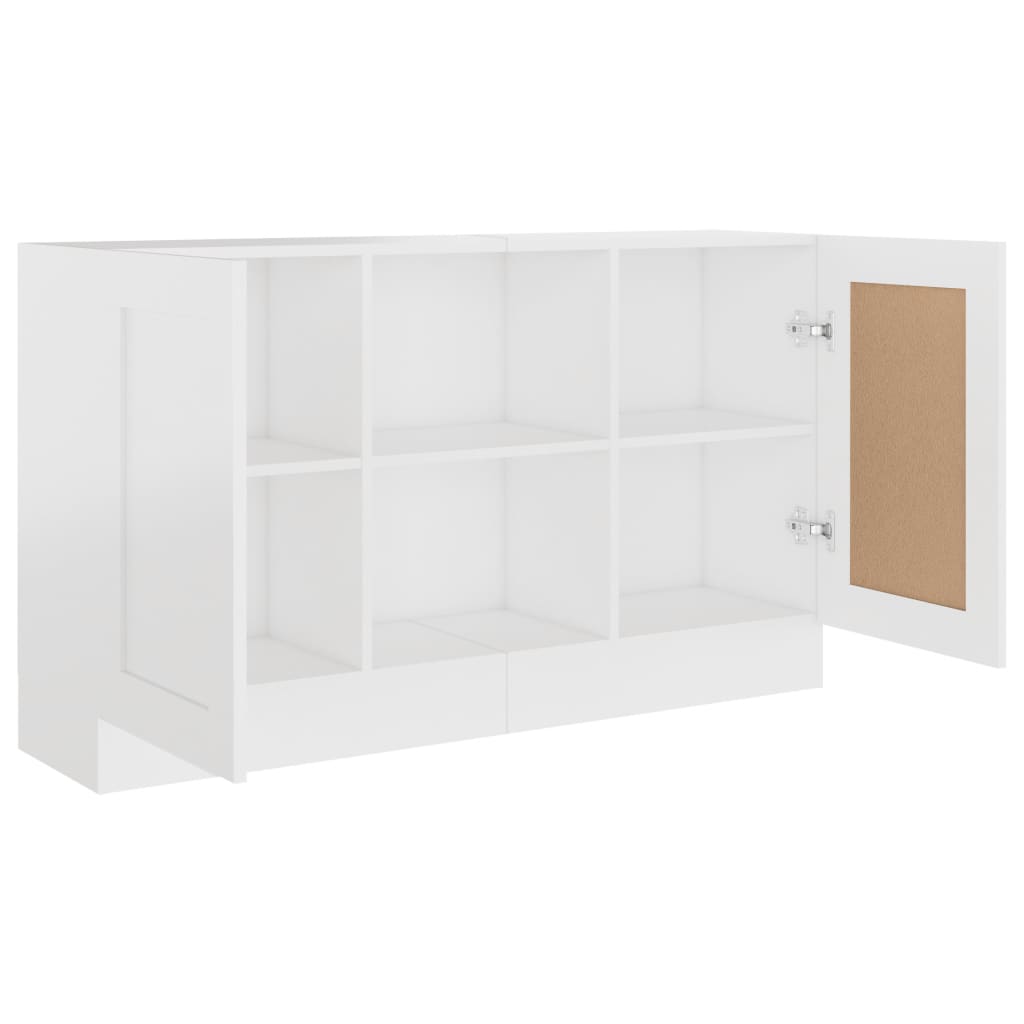 802777 vidaXL Sideboard White 120x30,5x70 cm Engineered Wood