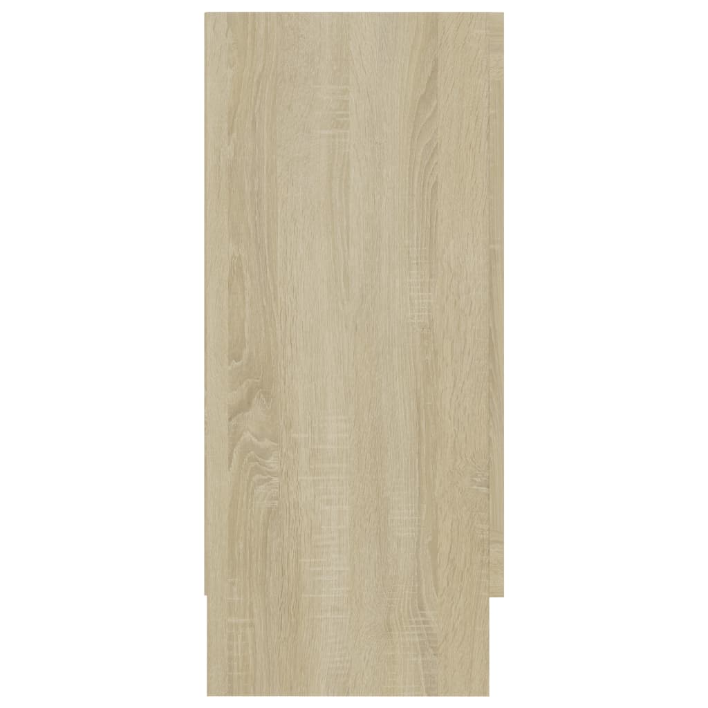 802780 vidaXL Sideboard Sonoma Oak 120x30,5x70 cm Engineered Wood