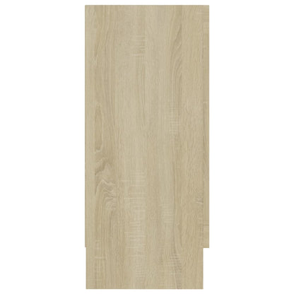802780 vidaXL Sideboard Sonoma Oak 120x30,5x70 cm Engineered Wood