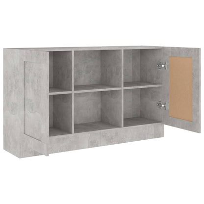 802781 vidaXL Sideboard Concrete Grey 120x30,5x70 cm Engineered Wood