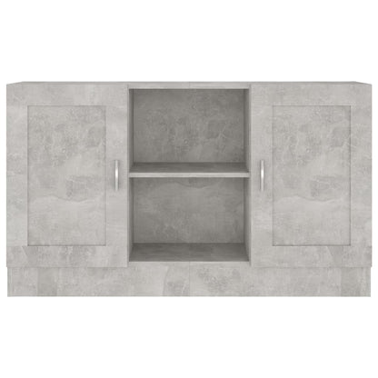 802781 vidaXL Sideboard Concrete Grey 120x30,5x70 cm Engineered Wood