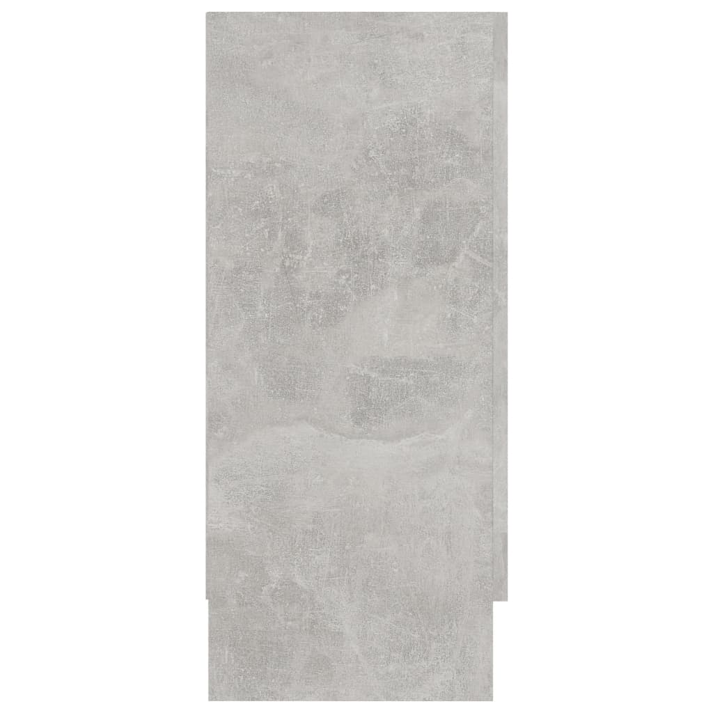 802781 vidaXL Sideboard Concrete Grey 120x30,5x70 cm Engineered Wood