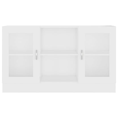 vidaXL Vitrine Cabinet White 120x30,5x70 cm Engineered Wood